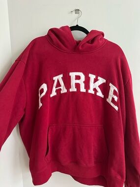 Parke Limited Edition Valentine's Day Red Hooded Sweatshirt, Size XXL
